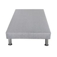 SR9 sommier 90x190 tapissier gris finaud