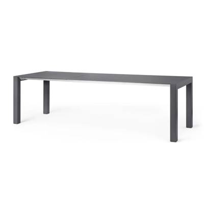 Bramante table extensible 6 à 12 personnes gris mat