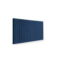 Origamy tête de lit 180cm+ en tissu bleu minuit