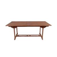 Java table à manger rectangulaire extensible en teck 180/240 cm