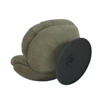 Topi fauteuil pivotant velours côtelé vert
