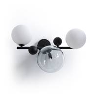 Globus applique verre et metal