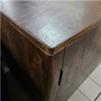 Vidax buffet en bois détails dorés 3 portes 3 tiroirs