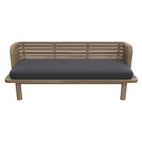 Biantina banquette de jardin 2 places en teck L160