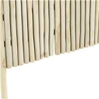 Lima tête de lit 140cm en branche de teck