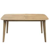 Erren table à manger rectangulaire extensible en bois clair 6/8 personnes