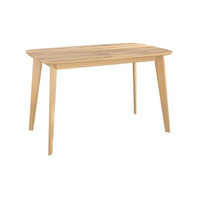Erren table à manger rectangulaire en bois clair 4 personnes