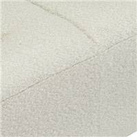 Harriette module méridienne canapé en tissu bouclé blanc avoine