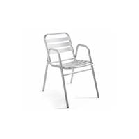 St Germain chaise alu et noir