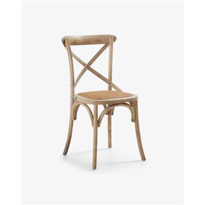 Esquisse chaise bois de bouleau naturel