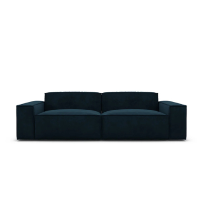 Stacele canapé 3 places en velours bleu pétrole