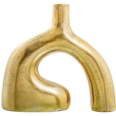 Weva vase forme organique doré