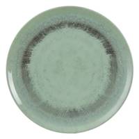 Pizz assiette plate verte foncée en porcelaine Ø33cm