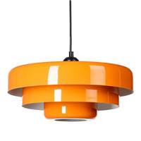 Kolor suspension 3 niveaux en métal orange Ø35cm