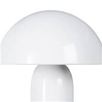 Mushy lampe de table champignon métal blanc H25cm