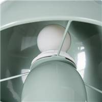 Lampe de table verte clair en métal champignon H31,5