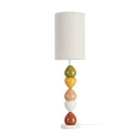 Totem lampadaire en céramique multicolore H84cm