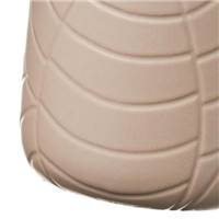 Terra cache-pot beige feuille H12,8