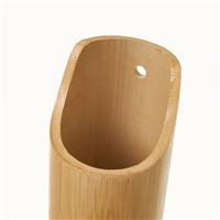 Bam pot rond avec 4 ustensiles en bambou