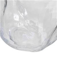 Bouteilla Vase en verre transparent