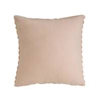 Century coussin velours beige 45x45