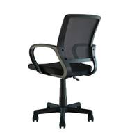 Pura chaise de bureau noire réglable à roulettes