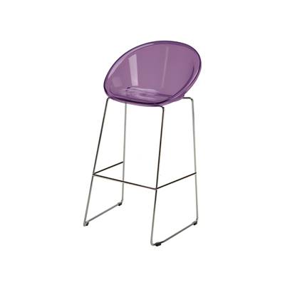 BOLD tabouret de bar violet transparent