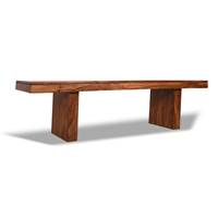 Cojun banc bois massif marron