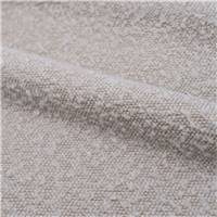 Wallasy canapé 3 places en tissu bouclé blanc