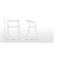 Elsie chaise blanc