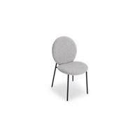 Roots chaise tissu gris dorian et noir