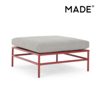 Kian module central pour canapé d'extérieur rouille et gris
