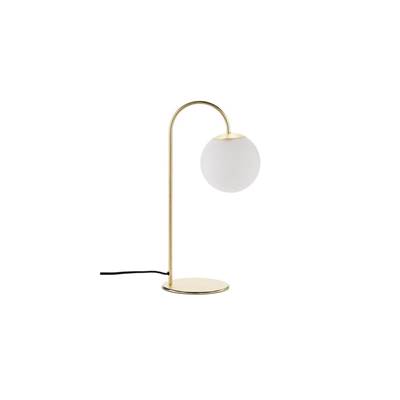 Manisa lampe de table laiton et opaline
