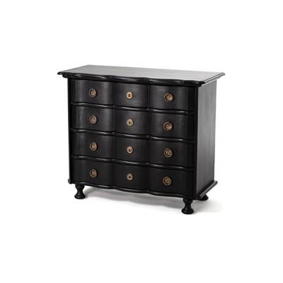 Charlotte commode arbalète noir