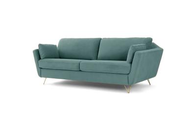 Anaelle canapé-lit velours eucalyptus