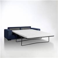 Adosse canapé convertible velours bleu nuit