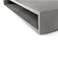 Monobloc table basse rectangulaire en béton
