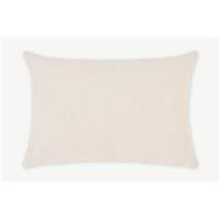 Lorna lot de 2 coussins velours gris argenté 35x50