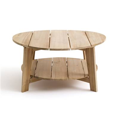 Zephir table basse de jardin naturel