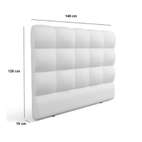 Nastave tête de lit 140cm en PU beige