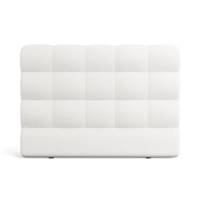 Nastave tête de lit 160cm en tissu texturé blanc