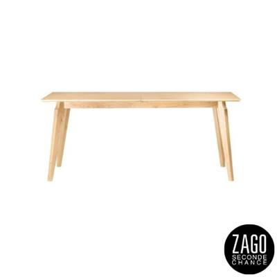 Hyma table à manger en chêne extensible 8 personnes