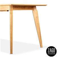 Hyma table à manger en chêne extensible 8 personnes