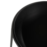 Joya cache-pot en fer époxy noir H85