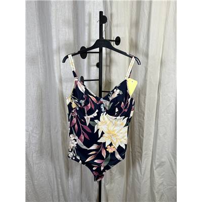 TRIUMPH Maillot de bain bleu fleuri - T44