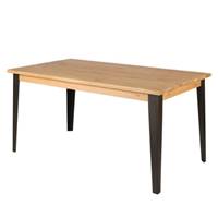 Manhattan table à manger rectangulaire chêne et métal L160