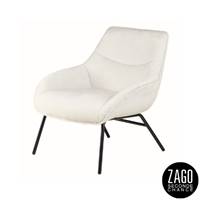 Martin fauteuil en velours côtelé beige
