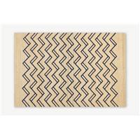 Elian tapis naturel et bleu nuit 140x200