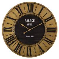 Horloge pendule laiton "Palace Hôtel" Ø 76 cm