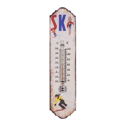 Thermomètre ski 30 x 7 cm